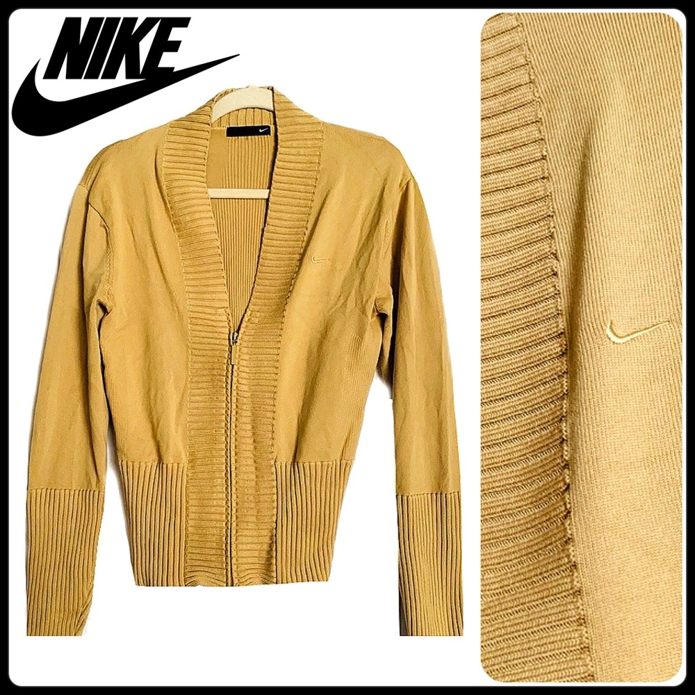 Nike golden cardigan